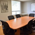 meeting room with large table